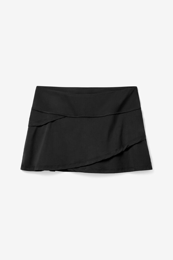 Fila Skirts Essentials Tiered Womens Black - India QYW-539802